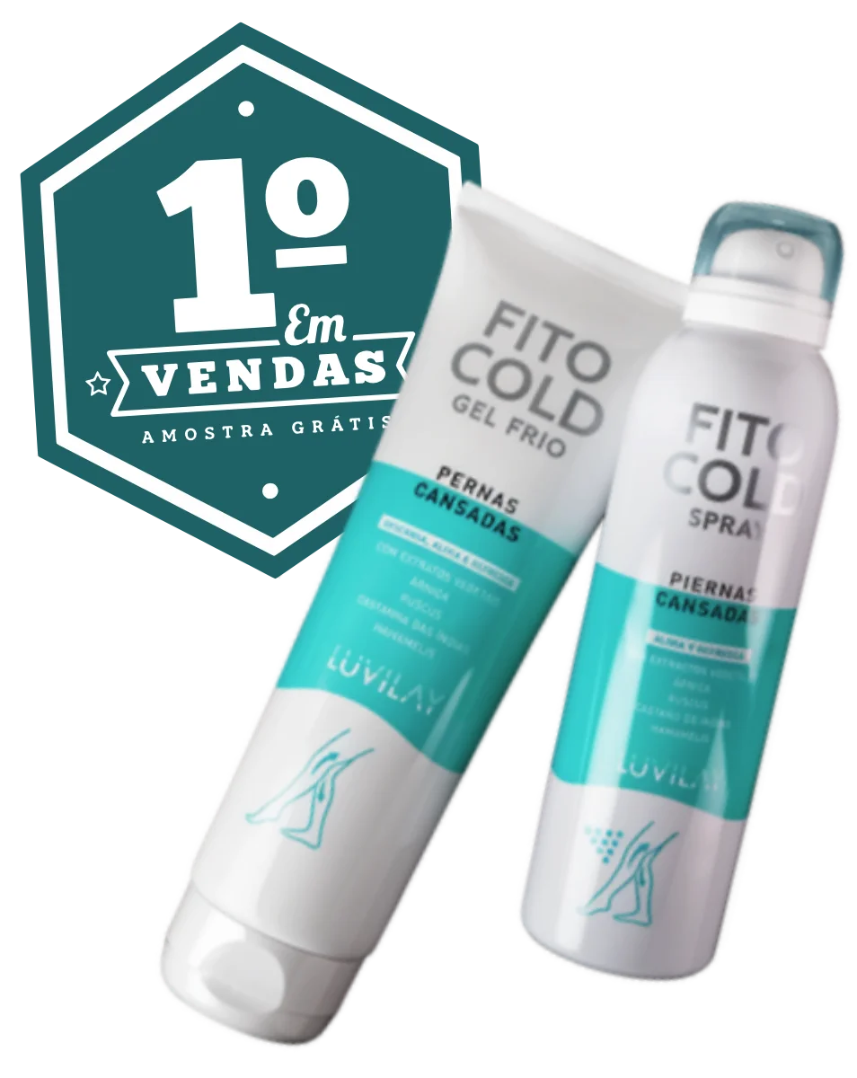 Embalagens FitoCold gel frio e spray 250ml com selo 1.º em vendas
